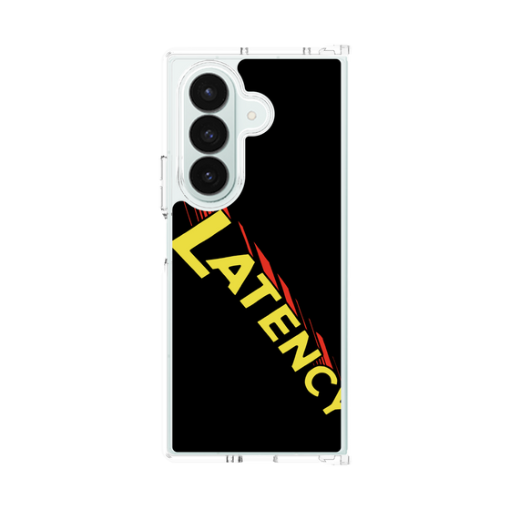 クリアケース［ LATENCY - Rock logo - Black ］