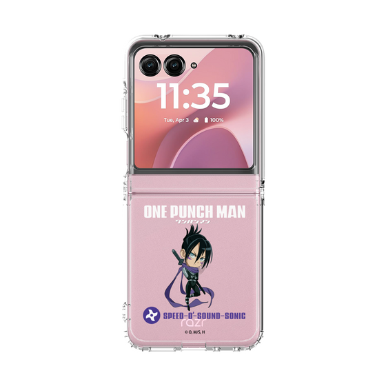 クリアケース［ ワンパンマン - 音速のソニック - ミニキャラ ］