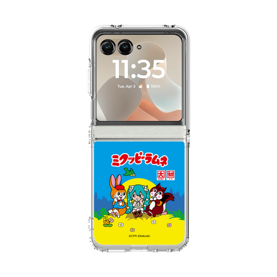 クリアケース［ 初音ミク×クッピーラムネ - パッケージ ］