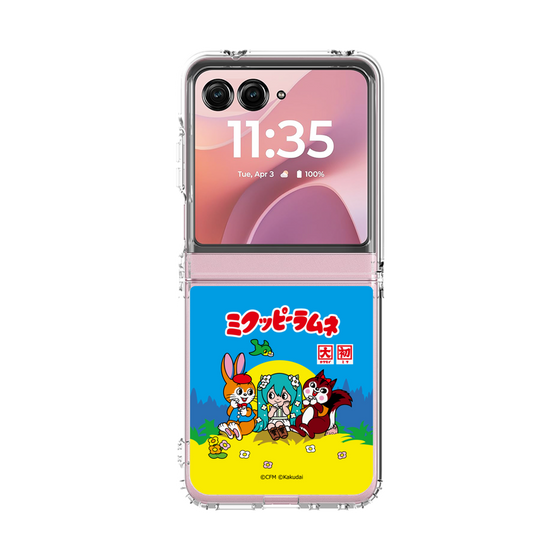 クリアケース［ 初音ミク×クッピーラムネ - パッケージ ］