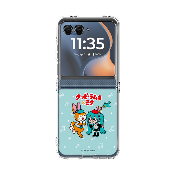 クリアケース［ 初音ミク×クッピーラムネ - 初音ミク×クッピー - デフォルメイラスト ］