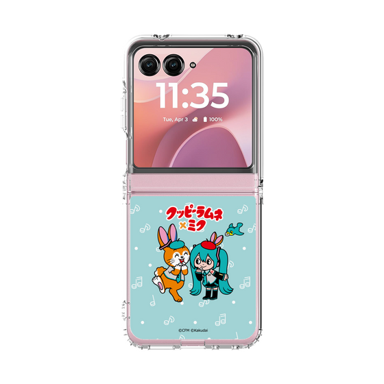クリアケース［ 初音ミク×クッピーラムネ - 初音ミク×クッピー - デフォルメイラスト ］