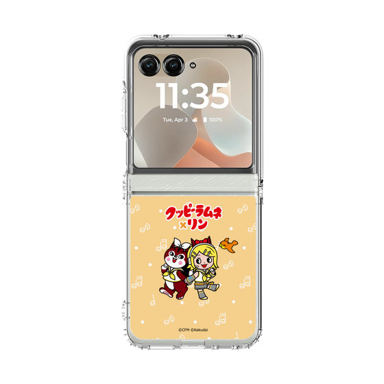 クリアケース［ 初音ミク×クッピーラムネ - 鏡音リン×ラム - デフォルメイラスト ］