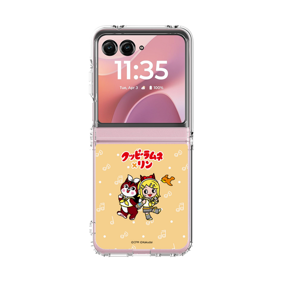クリアケース［ 初音ミク×クッピーラムネ - 鏡音リン×ラム - デフォルメイラスト ］