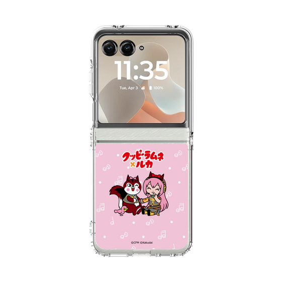 クリアケース［ 初音ミク×クッピーラムネ - 巡音ルカ×ラム - デフォルメイラスト ］