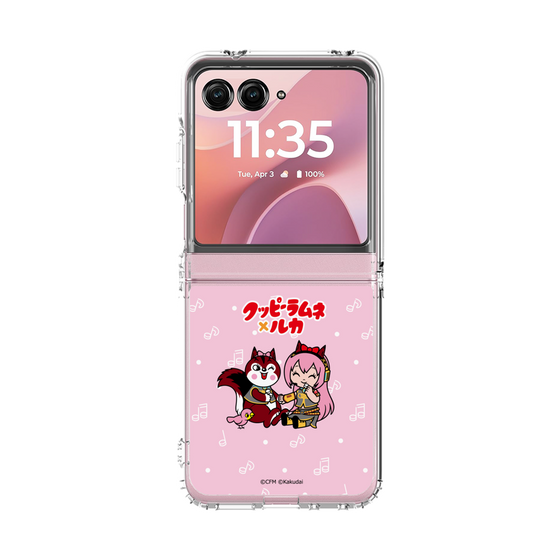 クリアケース［ 初音ミク×クッピーラムネ - 巡音ルカ×ラム - デフォルメイラスト ］