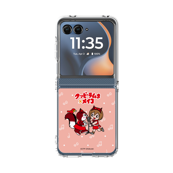クリアケース［ 初音ミク×クッピーラムネ - MEIKO×ラム - デフォルメイラスト ］