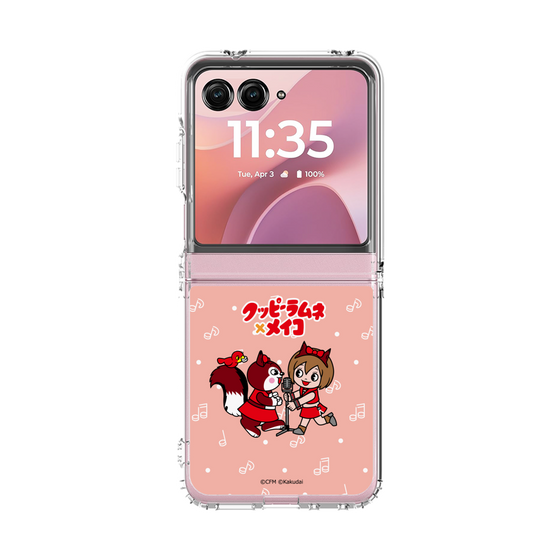 クリアケース［ 初音ミク×クッピーラムネ - MEIKO×ラム - デフォルメイラスト ］