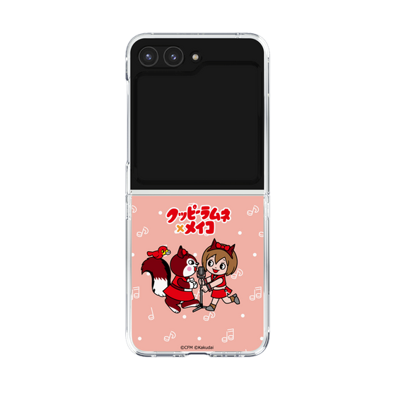 クリアケース［ 初音ミク×クッピーラムネ - MEIKO×ラム - デフォルメイラスト ］