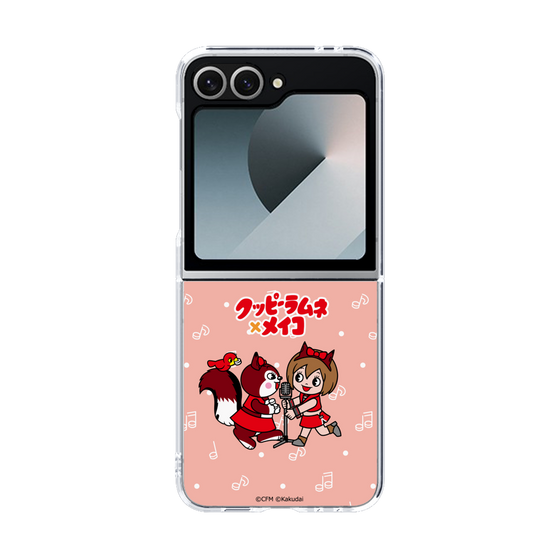 クリアケース［ 初音ミク×クッピーラムネ - MEIKO×ラム - デフォルメイラスト ］