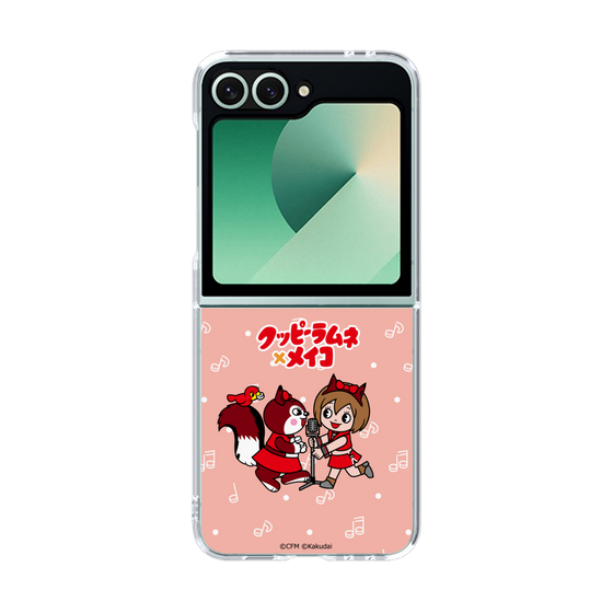クリアケース［ 初音ミク×クッピーラムネ - MEIKO×ラム - デフォルメイラスト ］