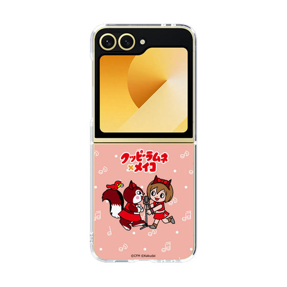 クリアケース［ 初音ミク×クッピーラムネ - MEIKO×ラム - デフォルメイラスト ］