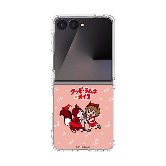 クリアケース［ 初音ミク×クッピーラムネ - MEIKO×ラム - デフォルメイラスト ］