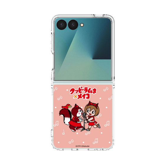 クリアケース［ 初音ミク×クッピーラムネ - MEIKO×ラム - デフォルメイラスト ］