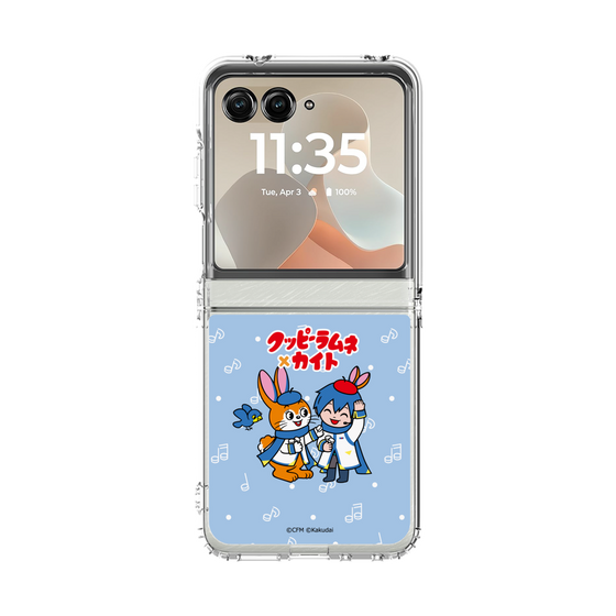 クリアケース［ 初音ミク×クッピーラムネ - KAITO×クッピー - デフォルメイラスト ］