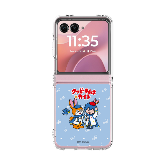 クリアケース［ 初音ミク×クッピーラムネ - KAITO×クッピー - デフォルメイラスト ］