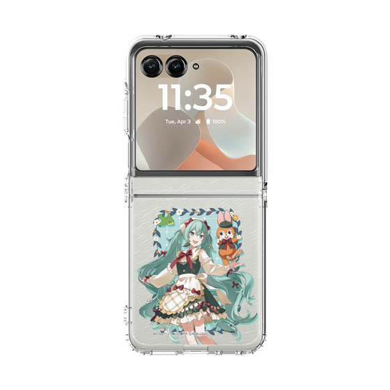 クリアケース［ 初音ミク×クッピーラムネ - 初音ミク×クッピー - 等身イラスト1 ］