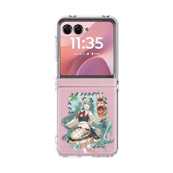 クリアケース［ 初音ミク×クッピーラムネ - 初音ミク×クッピー - 等身イラスト1 ］