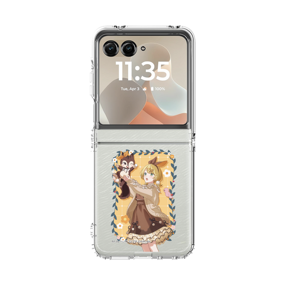 クリアケース［ 初音ミク×クッピーラムネ - 鏡音リン×ラム - 等身イラスト1 ］