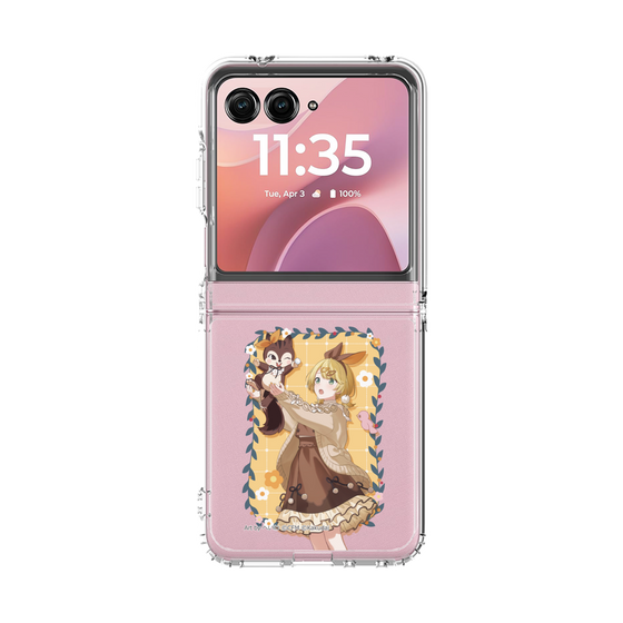 クリアケース［ 初音ミク×クッピーラムネ - 鏡音リン×ラム - 等身イラスト1 ］