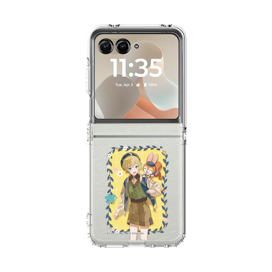 クリアケース［ 初音ミク×クッピーラムネ - 鏡音レン×クッピー - 等身イラスト1 ］