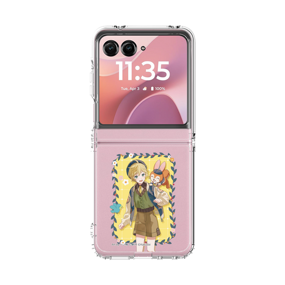 クリアケース［ 初音ミク×クッピーラムネ - 鏡音レン×クッピー - 等身イラスト1 ］