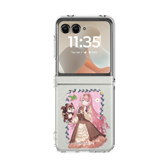 クリアケース［ 初音ミク×クッピーラムネ - 巡音ルカ×ラム - 等身イラスト1 ］