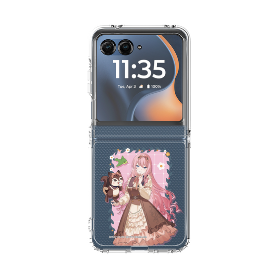 クリアケース［ 初音ミク×クッピーラムネ - 巡音ルカ×ラム - 等身イラスト1 ］