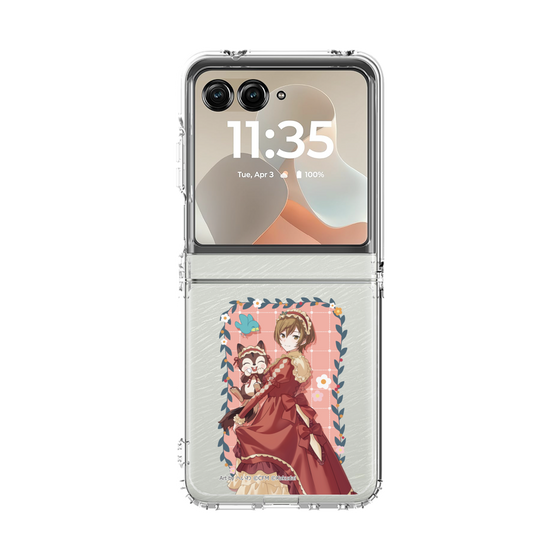 クリアケース［ 初音ミク×クッピーラムネ - MEIKO×ラム - 等身イラスト1 ］