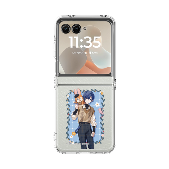 クリアケース［ 初音ミク×クッピーラムネ - KAITO×クッピー - 等身イラスト1 ］