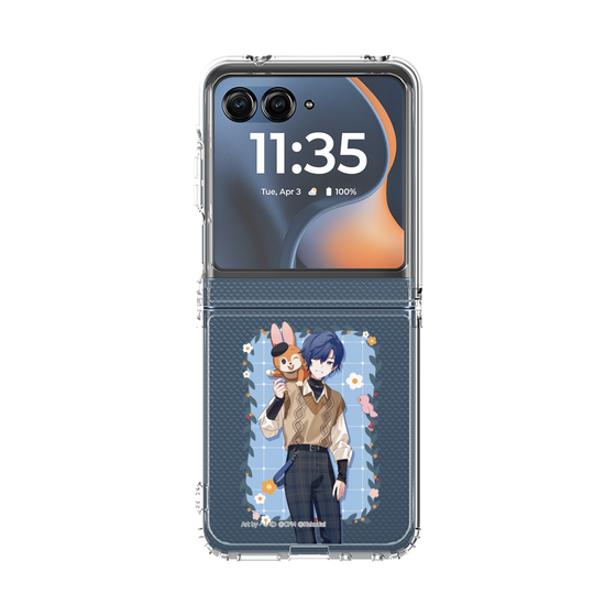 クリアケース［ 初音ミク×クッピーラムネ - KAITO×クッピー - 等身イラスト1 ］