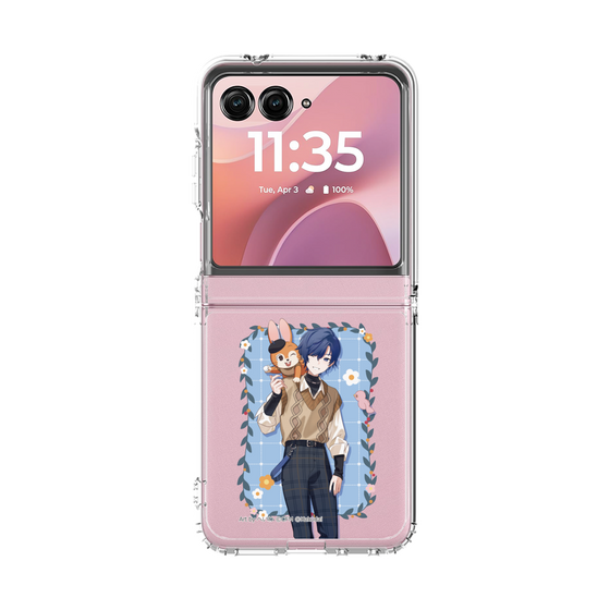 クリアケース［ 初音ミク×クッピーラムネ - KAITO×クッピー - 等身イラスト1 ］