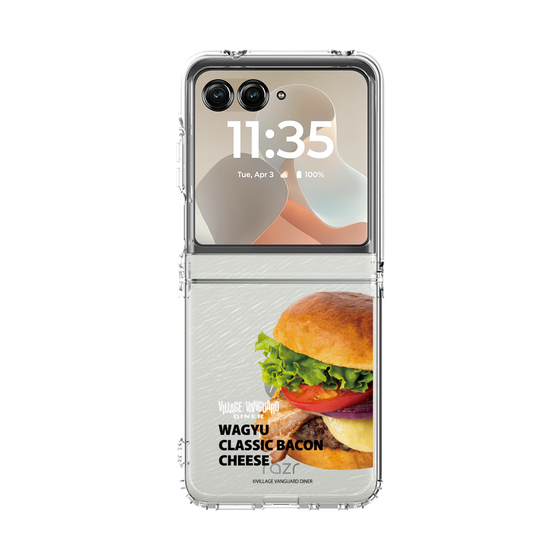 クリアケース［ ヴィレッジヴァンガードダイナー - 和牛クラシックベーコンチーズバーガー ］