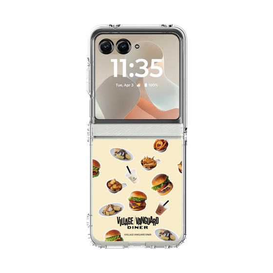 クリアケース［ ヴィレッジヴァンガードダイナー - 総柄 ］