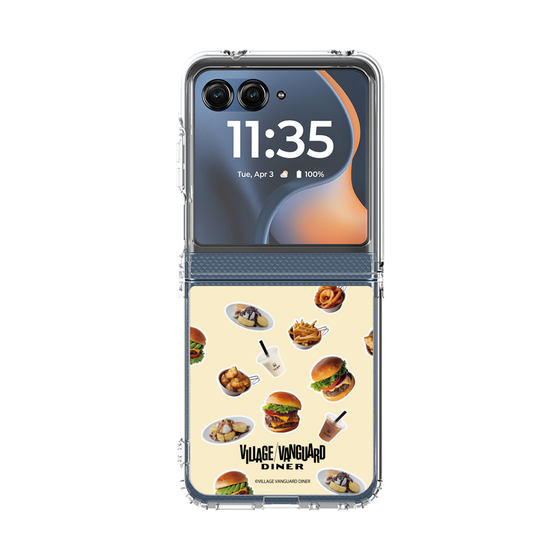 クリアケース［ ヴィレッジヴァンガードダイナー - 総柄 ］