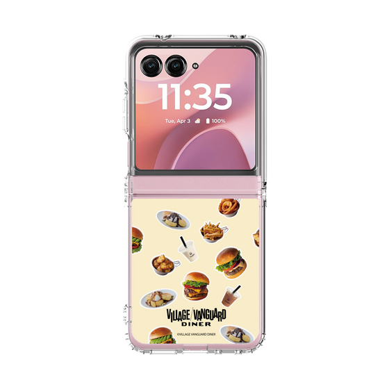 クリアケース［ ヴィレッジヴァンガードダイナー - 総柄 ］