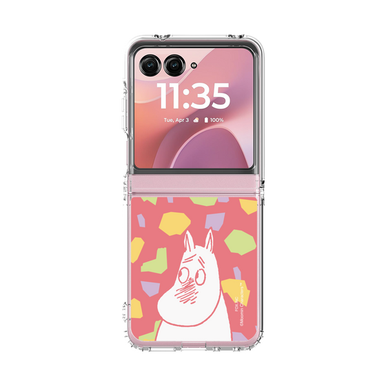 クリアケース［ MOOMIN - Blushing face - color ］
