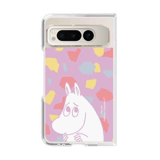 クリアケース［ MOOMIN - Fearful face - color ］