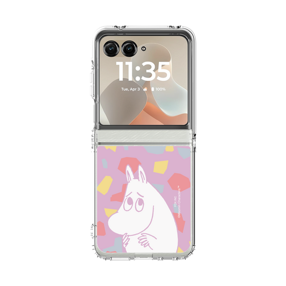 クリアケース［ MOOMIN - Fearful face - color ］