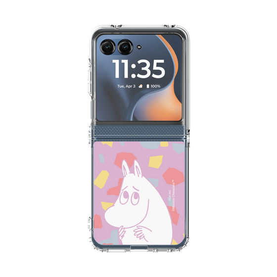 クリアケース［ MOOMIN - Fearful face - color ］