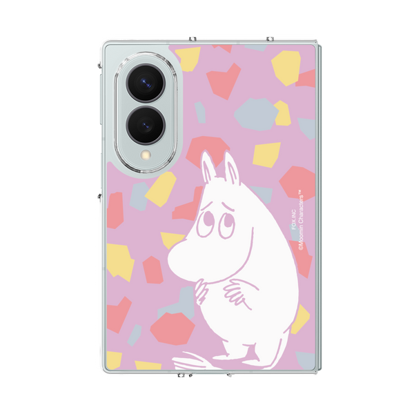 クリアケース for Samsung Galaxy Z Fold8［ MOOMIN - Fearful face