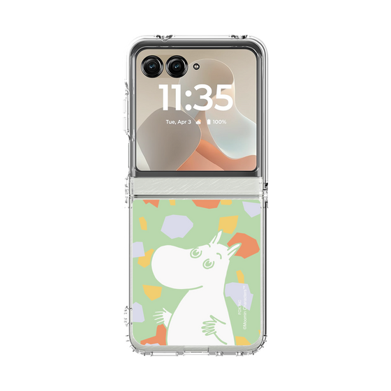 クリアケース［ MOOMIN - Sparkling face - color ］