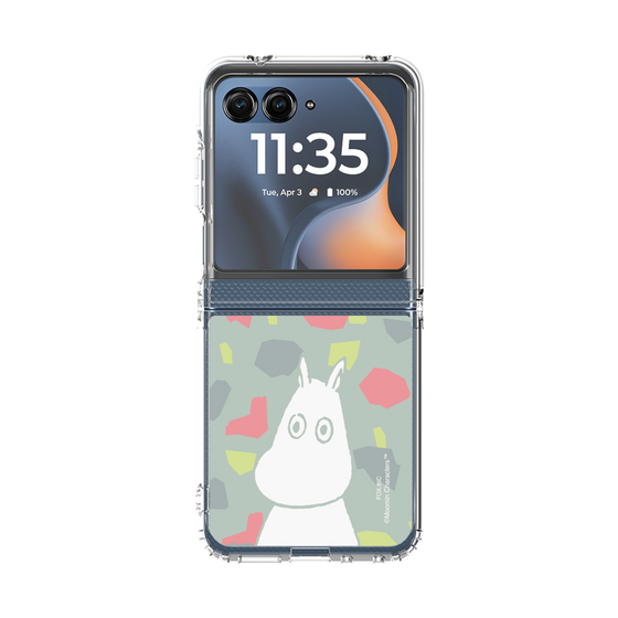 クリアケース［ MOOMIN - Troubled face - color ］