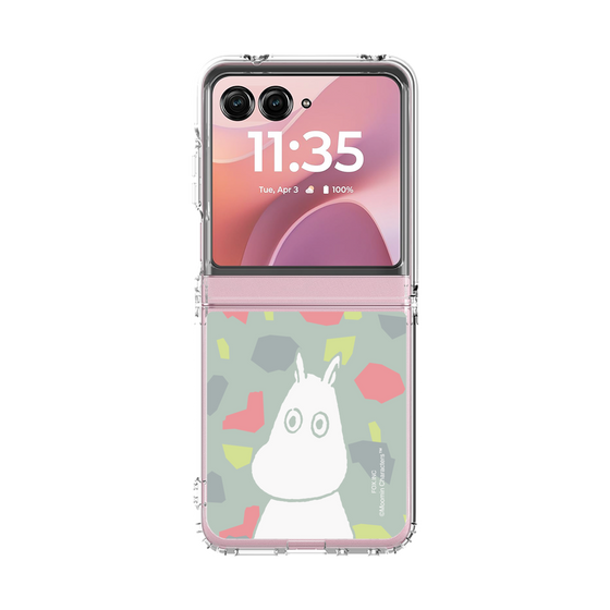 クリアケース［ MOOMIN - Troubled face - color ］