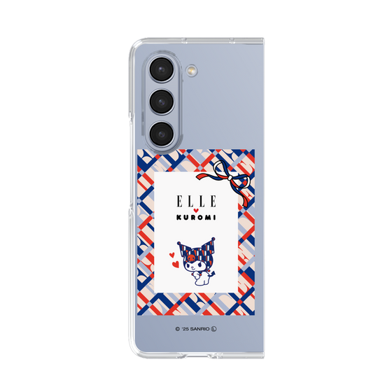 クリアケース［ ELLE×マイメロディ＆クロミ - トリコロールカラーグラフィック2 ］