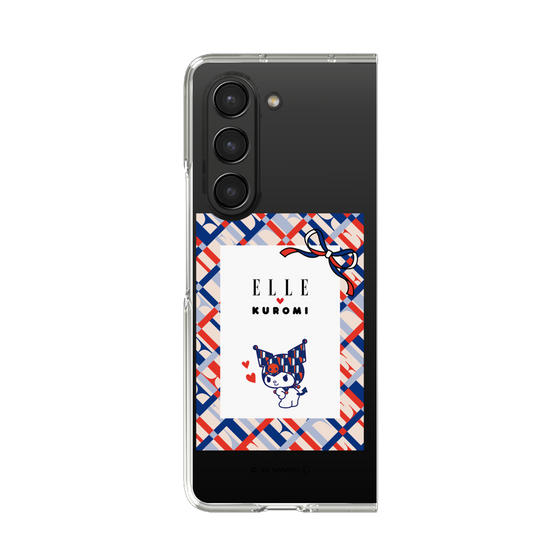 クリアケース［ ELLE×マイメロディ＆クロミ - トリコロールカラーグラフィック2 ］