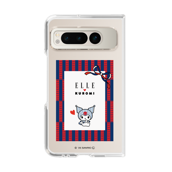 クリアケース［ ELLE×マイメロディ＆クロミ - トリコロールカラーグラフィック6 ］