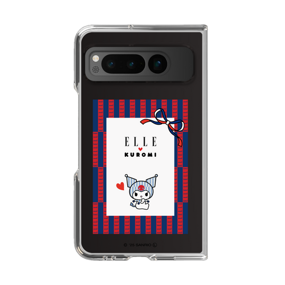 クリアケース［ ELLE×マイメロディ＆クロミ - トリコロールカラーグラフィック6 ］