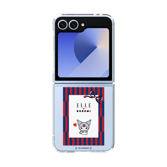 クリアケース［ ELLE×マイメロディ＆クロミ - トリコロールカラーグラフィック6 ］