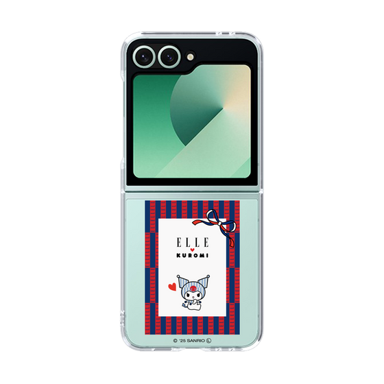 クリアケース［ ELLE×マイメロディ＆クロミ - トリコロールカラーグラフィック6 ］